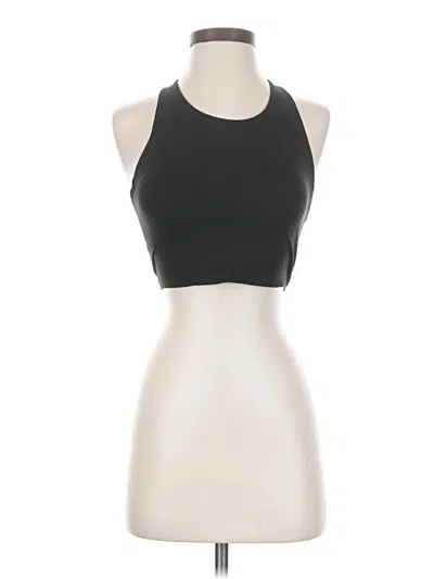 Pre-owned Uniqlo Tank Top Black Halter Neckline Tops