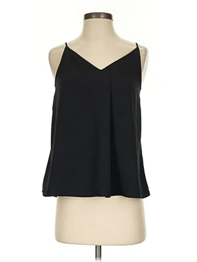 Pre-owned Uniqlo Tank Top Black Halter Neckline Tops
