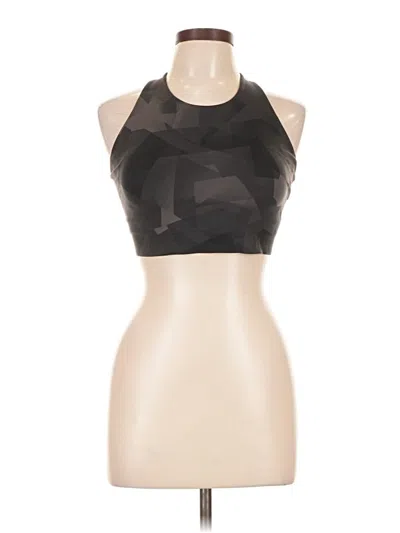 Pre-owned Uniqlo Tank Top Black Halter Neckline Tops