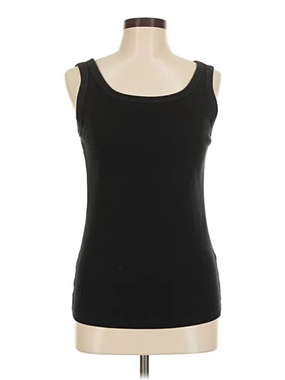 Pre-owned Uniqlo Tank Top Black Strapless Neckline Tops