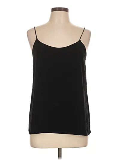 Pre-owned Uniqlo Tank Top Black Strapless Neckline Tops