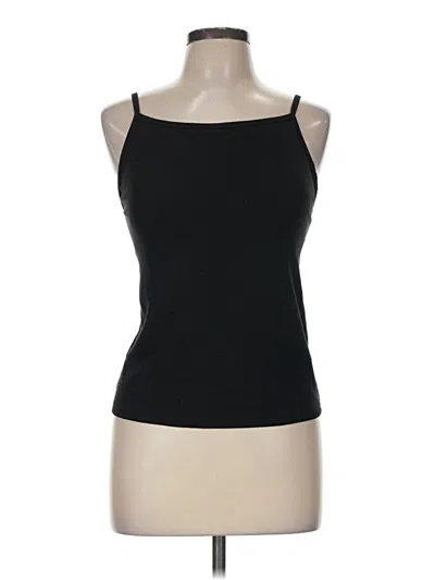 Pre-owned Uniqlo Tank Top Black Strapless Neckline Tops
