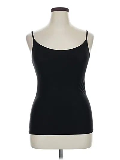 Pre-owned Uniqlo Tank Top Black Strapless Neckline Tops