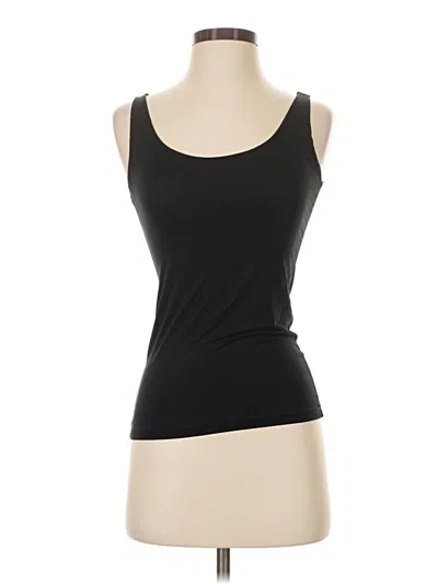 Pre-owned Uniqlo Tank Top Black Strapless Neckline Tops