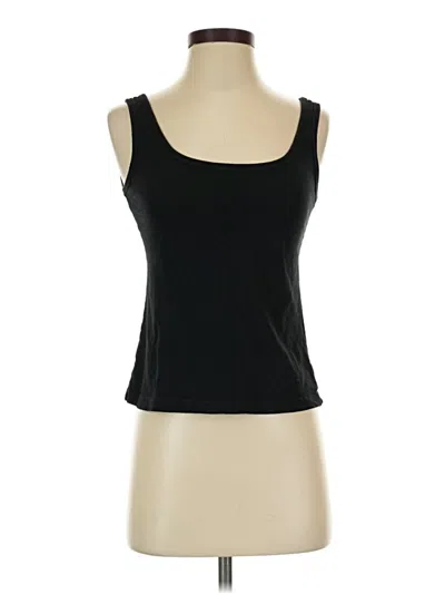 Pre-owned Uniqlo Tank Top Black Strapless Neckline Tops