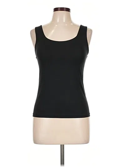 Pre-owned Uniqlo Tank Top Black Strapless Neckline Tops