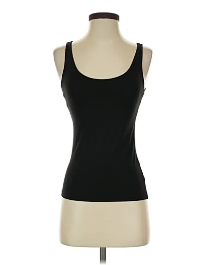 Pre-owned Uniqlo Tank Top Black Strapless Neckline Tops