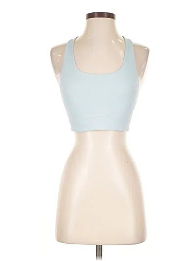 Pre-owned Uniqlo Tank Top Blue Halter Neckline Tops