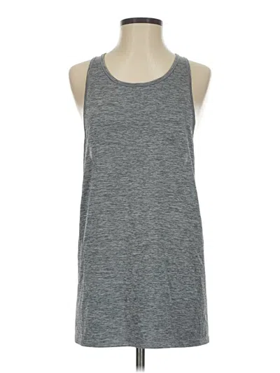 Pre-owned Uniqlo Tank Top Gray Halter Neckline Tops