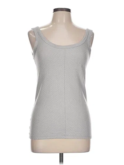 Pre-owned Uniqlo Tank Top Gray Square Neckline Tops