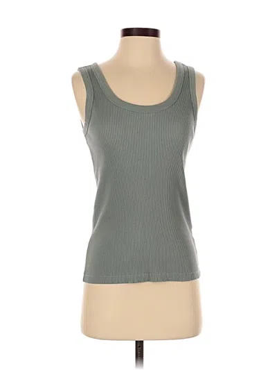 Pre-owned Uniqlo Tank Top Gray Strapless Neckline Tops