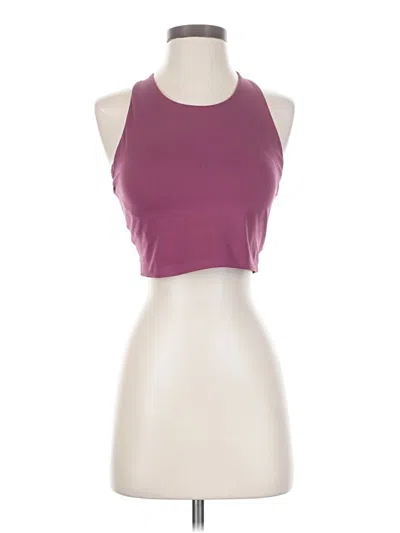 Pre-owned Uniqlo Tank Top Purple Halter Neckline Tops