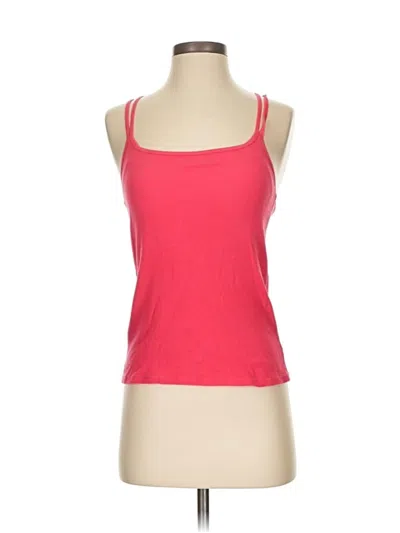 Pre-owned Uniqlo Tank Top Red Halter Neckline Tops