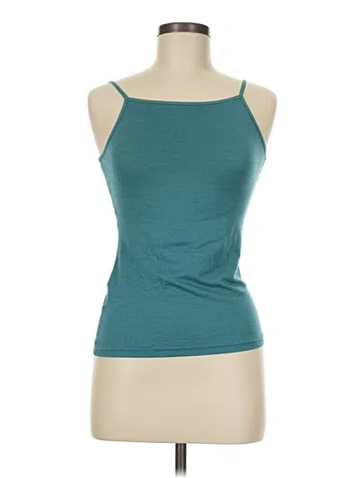 Pre-owned Uniqlo Tank Top Teal Halter Neckline Tops