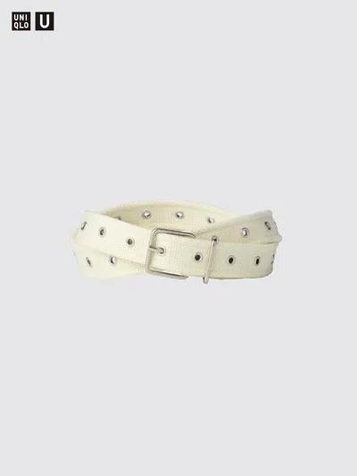 Uniqlo Tape Belt Natural Large  Us In Brown