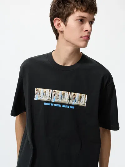 Uniqlo The Louvre Ut Graphic T-shirt Black Xl  Us