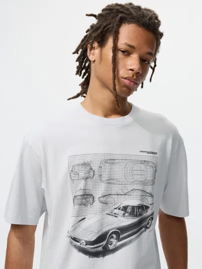 Uniqlo Toyota Ut Graphic T-shirt Gray 2xl  Us In Multi