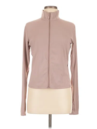 Pre-owned Uniqlo Track Jacket In Brown