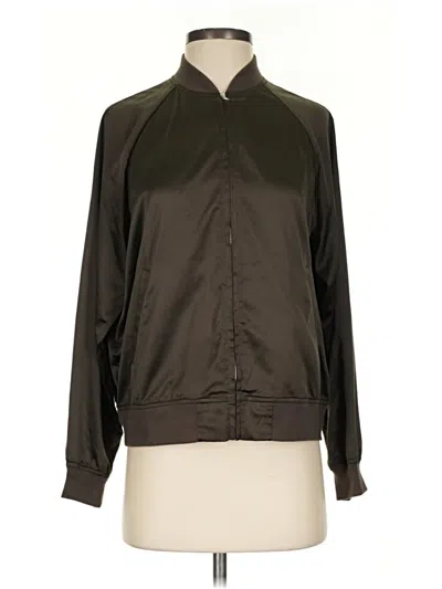 Pre-owned Uniqlo Track Jacket In Green