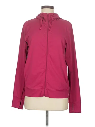 Pre-owned Uniqlo Track Jacket In Pink