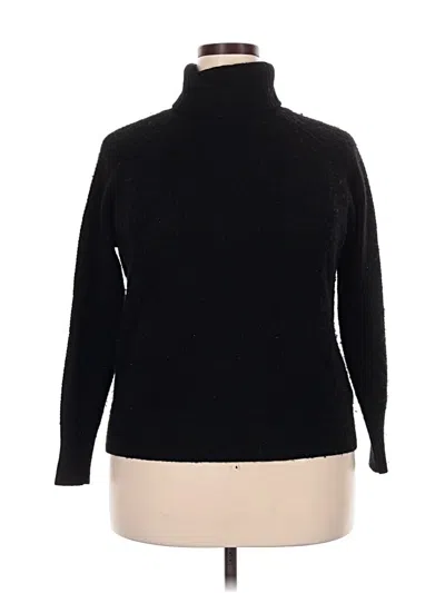 Pre-owned Uniqlo Turtleneck Sweater In Black