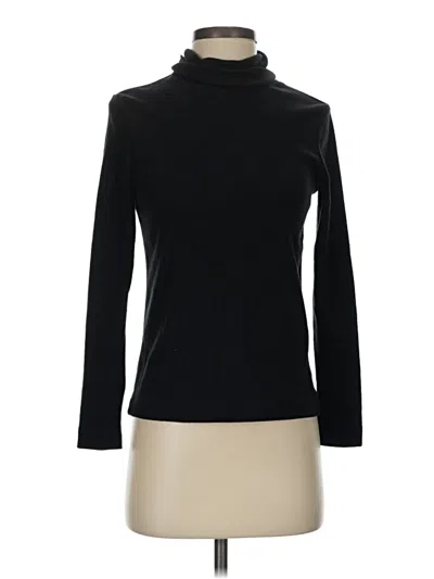 Pre-owned Uniqlo Turtleneck Sweater In Black