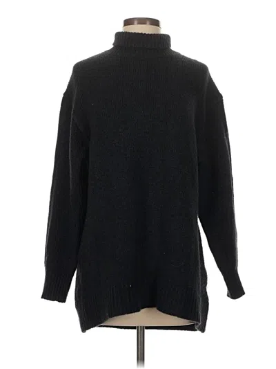 Pre-owned Uniqlo Turtleneck Sweater In Black