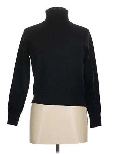Pre-owned Uniqlo Turtleneck Sweater In Black