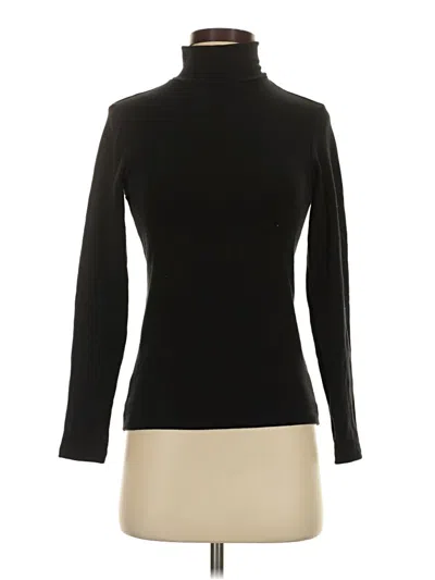 Pre-owned Uniqlo Turtleneck Sweater In Black