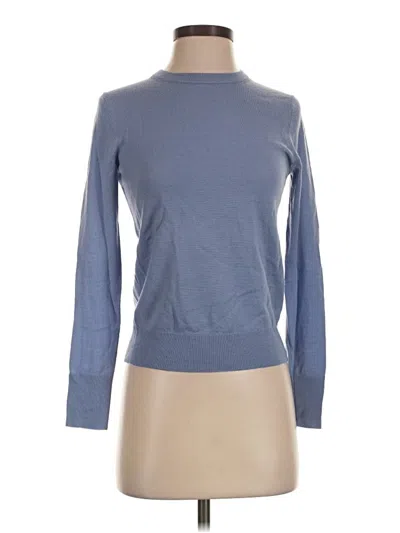 Pre-owned Uniqlo Turtleneck Sweater In Blue