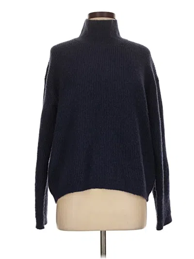 Pre-owned Uniqlo Turtleneck Sweater In Blue