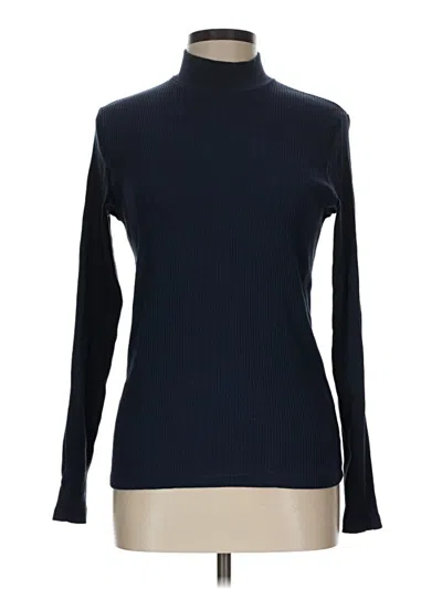 Pre-owned Uniqlo Turtleneck Sweater In Blue