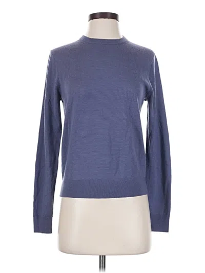 Pre-owned Uniqlo Turtleneck Sweater In Blue