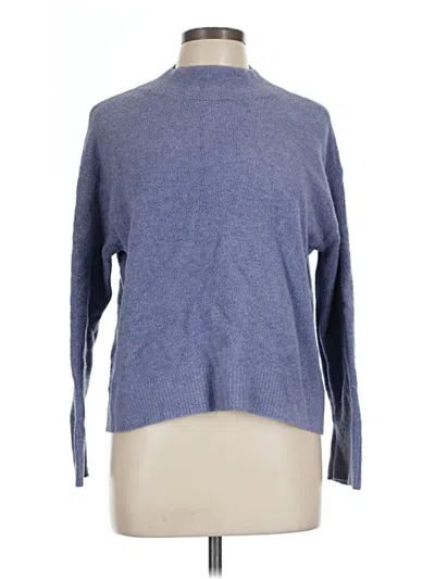 Pre-owned Uniqlo Turtleneck Sweater In Blue