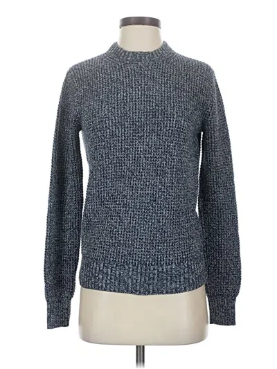 Pre-owned Uniqlo Turtleneck Sweater In Blue