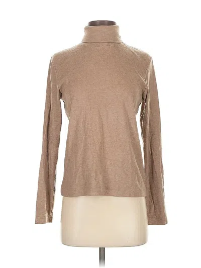 Pre-owned Uniqlo Turtleneck Sweater In Brown