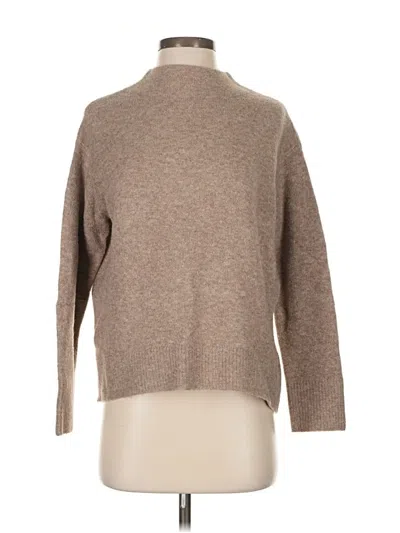 Pre-owned Uniqlo Turtleneck Sweater In Brown