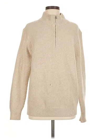 Pre-owned Uniqlo Turtleneck Sweater In Brown
