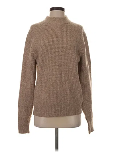 Pre-owned Uniqlo Turtleneck Sweater In Brown