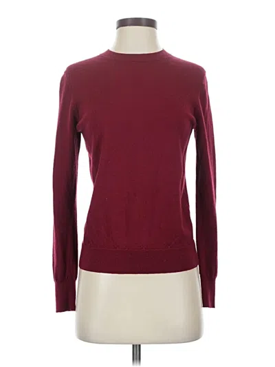 Pre-owned Uniqlo Turtleneck Sweater In Burgundy