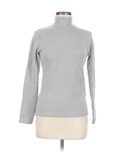 Pre-owned Uniqlo Turtleneck Sweater In Gray