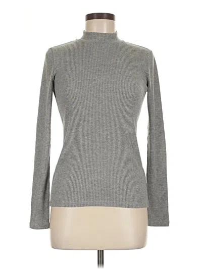 Pre-owned Uniqlo Turtleneck Sweater In Gray