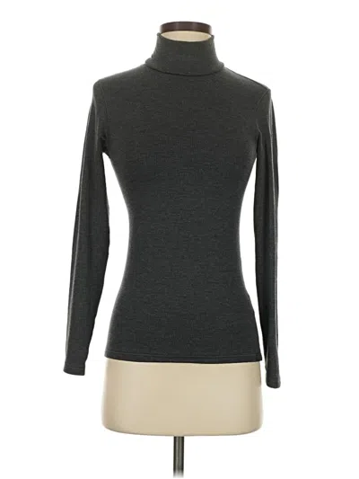 Pre-owned Uniqlo Turtleneck Sweater In Gray