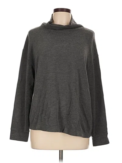 Pre-owned Uniqlo Turtleneck Sweater In Gray
