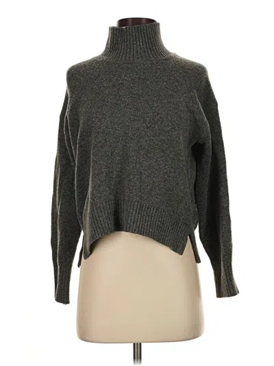 Pre-owned Uniqlo Turtleneck Sweater In Gray