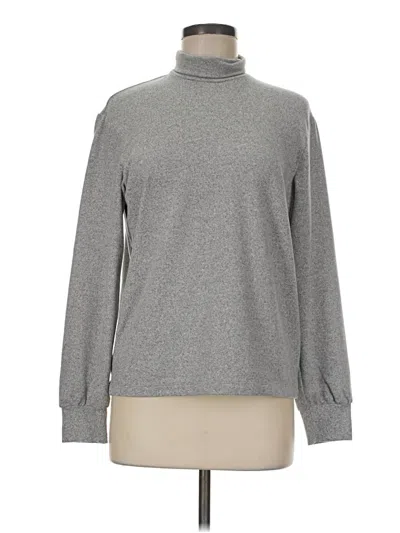 Pre-owned Uniqlo Turtleneck Sweater In Gray