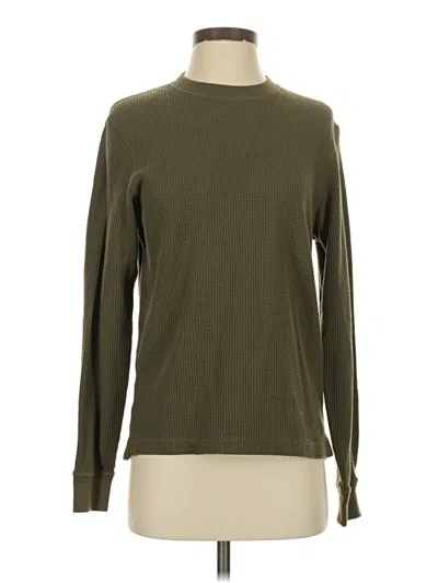 Pre-owned Uniqlo Turtleneck Sweater In Green