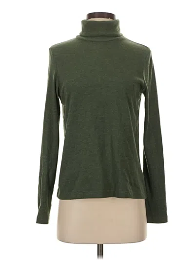 Pre-owned Uniqlo Turtleneck Sweater In Green