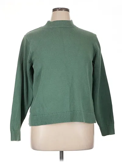 Pre-owned Uniqlo Turtleneck Sweater In Green