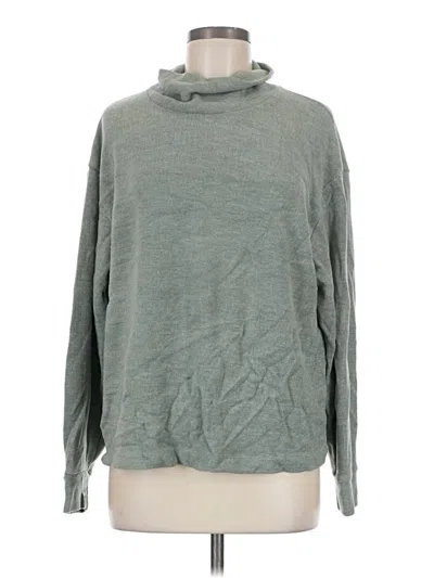 Pre-owned Uniqlo Turtleneck Sweater In Green